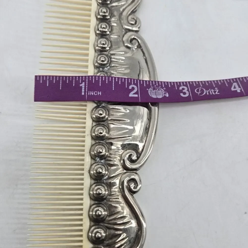 Vintage Art Deco Silver Plated Mirror & Comb Vanity International Silver Co